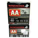 x2- Boxes of 20 Ga/ 2.75" No. 9 Winchester