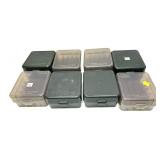 Lot, 8 MTM Case Guard S-25-12D empty plastic cases