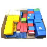 Lot, assorted empty ammo cases, 35 pcs.