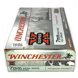 Box of 7mm REM Mag. 150-grain Power-Point