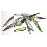 Lot: Assorted Metal Casting and Trolling Spoons