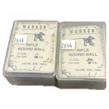 Lot: 2 Warren 75 Cal. .735 Dia