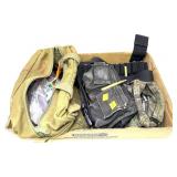 Lot: Shell Bags and Cartridge belt with assorted