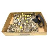 Lot: 2 camo waist shell holders with 30 assorted