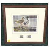 1985 Robert Bateman Framed Duck Stamp print with