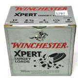 Box of 12 Ga. 2.75" No. 8 Winchester target loads,