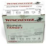 Box of 12 Ga. 2.75" No. 8 Winchester Light Target