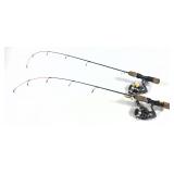 Lot: 2 Frail 30" Quick tip poles with Shimano