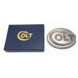 Colt Firearms "Colt" buckle, with box