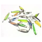 Lot: Assorted Metal Casting and Trolling Spoons