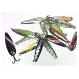 Lot: Assorted Metal Casting and Trolling Spoons