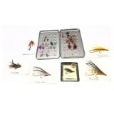 Lot: Assorted Fly Fisherman Lures and Perrine