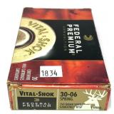 Box of .30-06 Sprg. 150-grain Sierra Gameking