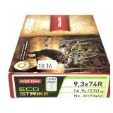 Box of 9.3x74R 230-grain Norma Eco Strike