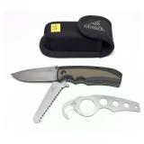 Gerber 3-blade interchangeable knife set in sheath