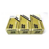 Lot: 150 rounds of Federal .22 LR cartridges