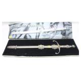 "Olympic Goddess" decorative fantasy knife with