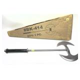 Fantasy style axe with box marked BK-414