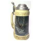 Terry Redlin "Evening With Friends" beer stein,