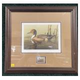 U.S. Duck Stamp Print, Signed, Numbered, Framed
