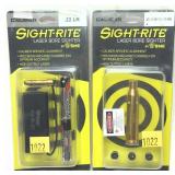 Lot: 2 Site-rite laser bore sighters, .22LR and