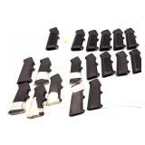 Lot, assorted AR 15 pistol grips includes 9 Mil