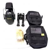 Lot, Caldwell hearing protection, 2 mini