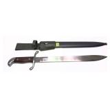 Mauser Argentino 1909 bayonet with scabbard and