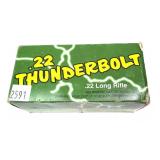 Remington .22LR  Thunderbolt cartridges,