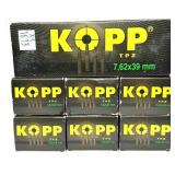 x7- Boxes of 7.62 x 38mm 124-grain TPZ Kopp