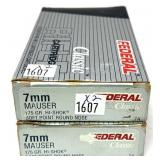 x2- Boxes of 7mm Mauser 175-grain Hi-Shok