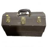 Kennedy box with assorted fishing lures and more