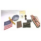 Lot: Military Sewing Kit & First Aid Kit w/