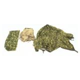 Vintage Pack & Camo Nylon Tarp