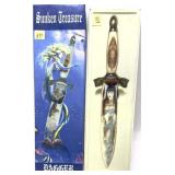 "Sunken Treasure" dagger fantasy knife with sheath