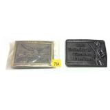 Lot: 2 NRA Belt Buckles, 2 pcs.