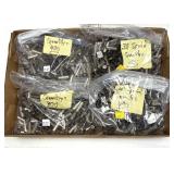 Lot: 4 bags of .38 Special Nickel cases,