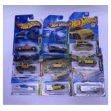 Lot: 8 Assorted Hot Wheels and 1 Matchbox