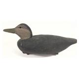 Roe Terry Black Duck Wooden Carved duck decoy