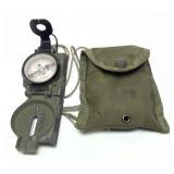 US Army compass with case