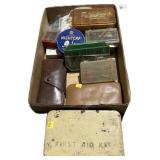 Lot, assorted fly fishing lures and material
