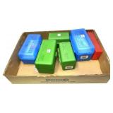 Lot, 6 empty plastic cases, includes Case Guard