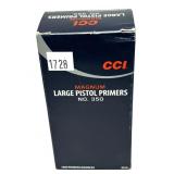 Box of CCI No. 350 large pistol primers,