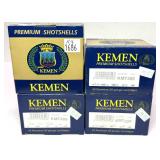 x4- Boxes of 20 Ga. 2.75" No. 9 Kemen shotshells,