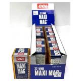 Lot, 480 Rds. of CCI .22 Mag. HP cartridges, 480