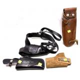 Lot, 4 assorted holsters includes Hunter 2