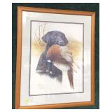 "In The Field" by James Killen, framed signed