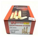 Hornady .270 Win Cartridge cases- 50