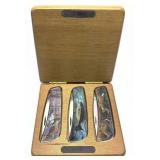 Lot, 3-piece Sportsman Series 1-blade folding