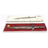 Decorative stainless blade novelty knife with